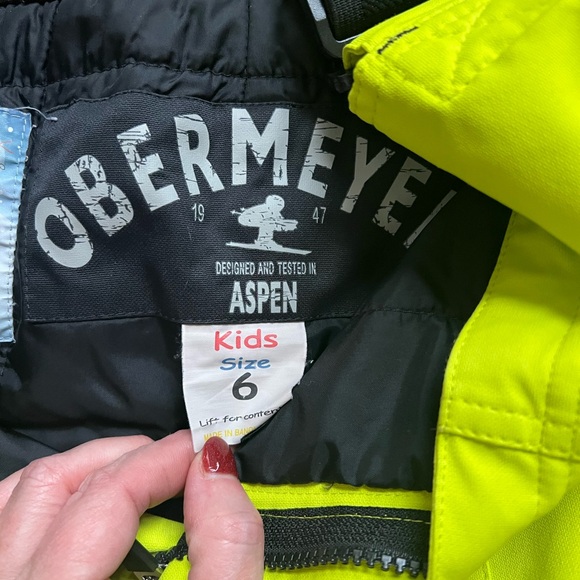 Obermeyer Ski Outfit-Jacket and Bibs - Picture 9 of 10